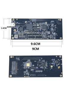2 in <strong>1</strong> Thunderbolt 3 USB 3.2 4.0 Type C M.2 Hdd NVME SSD <strong>Enclosure</strong> MAC Compatible with JHL7440 JMicron JMS582