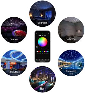 <strong>LED</strong> RGBW Engine Driver Twinkle 10W APP Controlled Fiber Optic Light <strong>Star</strong> Ceiling Kit - Product Image 3