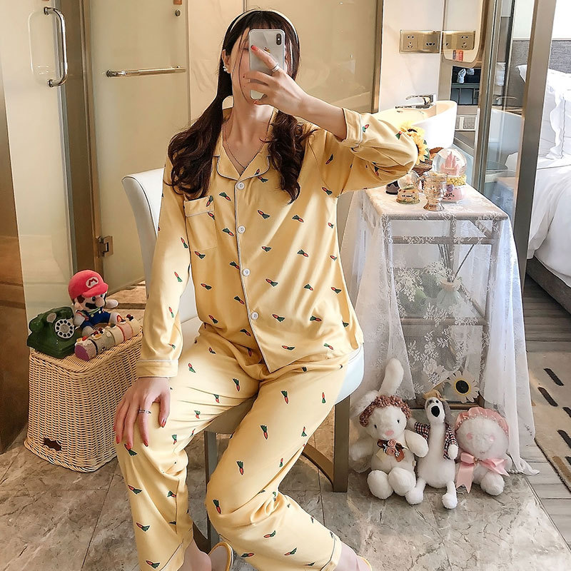 S yellow cardigan long set