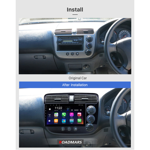 Android araba multimedya oynatıcı Honda CIVIC CF4 2001-2004 RHD LCD ekran ile araba radyo GPS DVD OYNATICI MP5 Stereo Video - Product Image 3