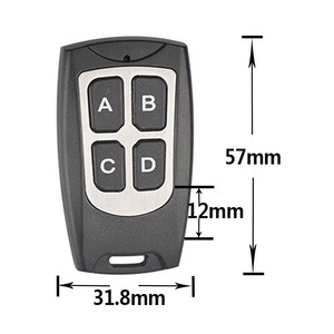 433.92MHz drahtlose fernbedienung universal klon fernbedienung 1 2 3 4 tasten - Product Image 6