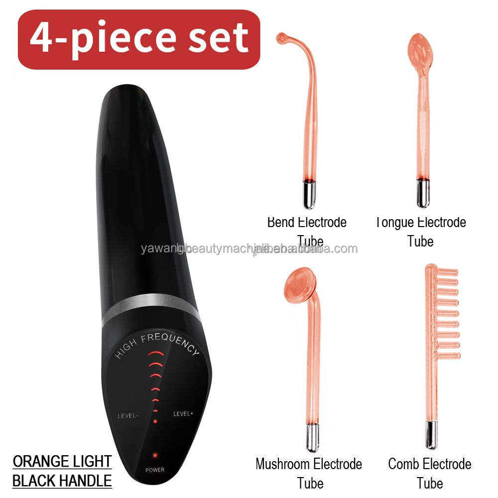 Poignée noire + lumière orange