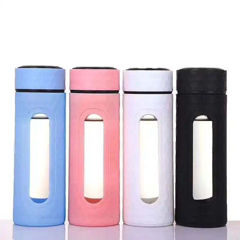 Factory Prodcued Wholesale Unbreakable Promotional Gift Glass Water Bottle