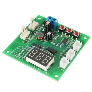 4線式2チャンネルPWMファン温度コントローラーPCファンモーター速度コントローラーLEDデジタルサーモスタットDC12V24Vヒートシンク - Product Image 2