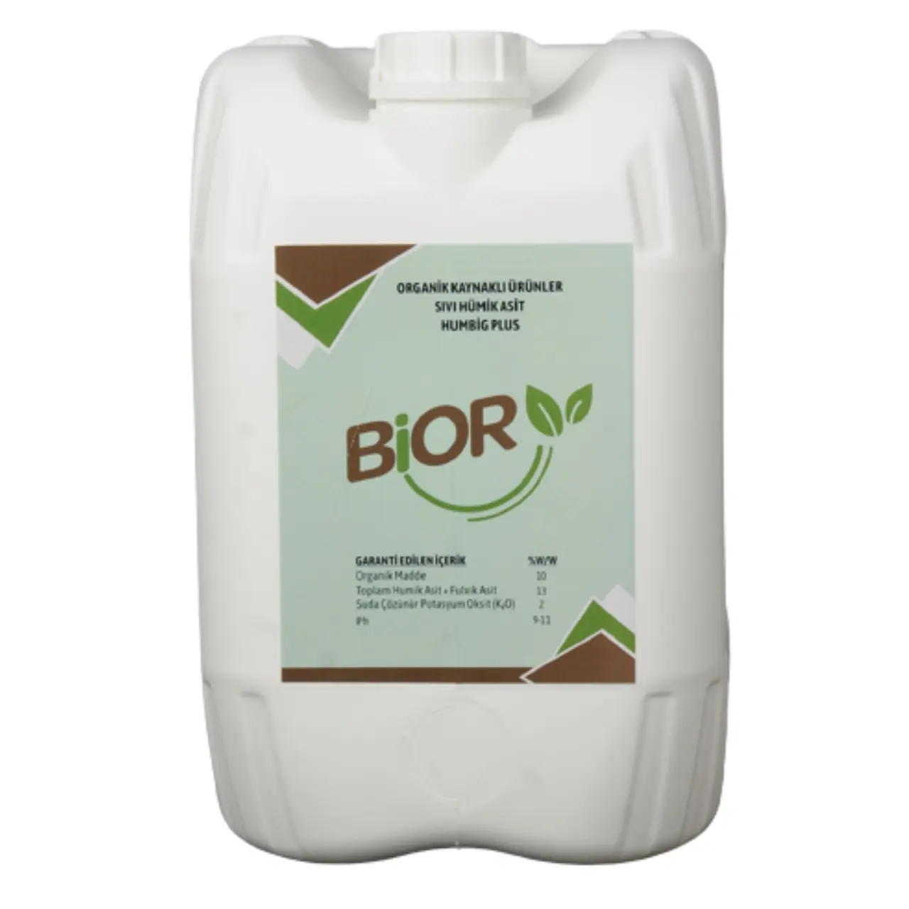 Bior Humbig Plus 20 Lt Fertilizante orgánico líquido 13% Ácido húmico y fúlvico Origen de pavo Fertilizante orgánico al por mayor