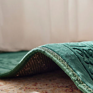 Toptan yeni tip kadife 80x120cm sajada seccade islam yetişkin ve çocuk için