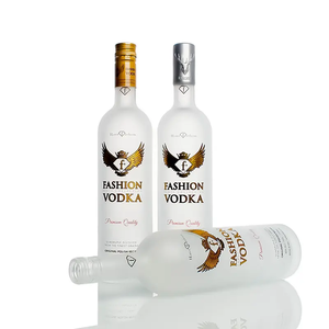 In Kỹ Thuật Số Tùy Chỉnh 750Ml Tinh Thần Rượu <span class=keywords><strong>Vodka</strong></span> Gin Rum <span class=keywords><strong>Vodka</strong></span> Tequila Rượu Chai Thủy Tinh Với Frosted Màn Hình In Ấn - Product Image 2