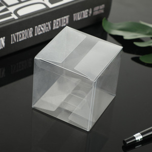 Toptan dikdörtgen plastik küçük şeffaf PET katlanır PVC plastik ambalaj kutuları - Product Image 1