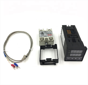 REX-C100 Digital <strong>PID</strong> <strong>Temperature</strong> <strong>Controller</strong> Thermostat <strong>SSR</strong> <strong>Output</strong> + Max.40A <strong>SSR</strong> Relay + K Thermocouple Probe RKC - Product Image 2