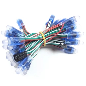 Цифровой светодиодный пиксельный светильник 12 мм WS2811 IC полноцветный светодиодный пиксельный модуль постоянного тока 5 В вход IP68 водонепроницаемый светодиодный модуль RGB - Product Image 5