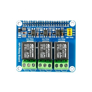 Módulo de relé Raspberry Pi Placa de expansión HAT Módulo de relé de potencia de tres canales Placa de relé RPi para Raspberry Pi y Smart Home