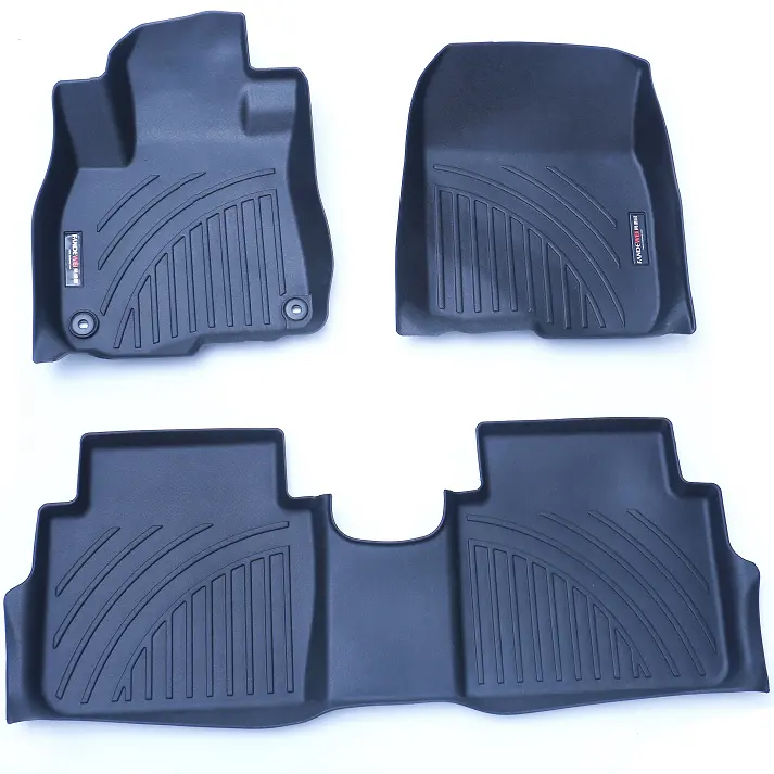 Alfombrillas de goma 3d para el maletero del coche, accesorio de lujo, color negro, 5D, serie Toyota Landcruiser 76, gran oferta