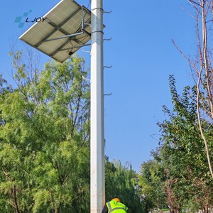 Sistema de monitoreo de cámara de vigilancia solar de 12V, sistema de monitoreo de cámara de red de paneles solares para exteriores 100AH para granja - Product Image 5