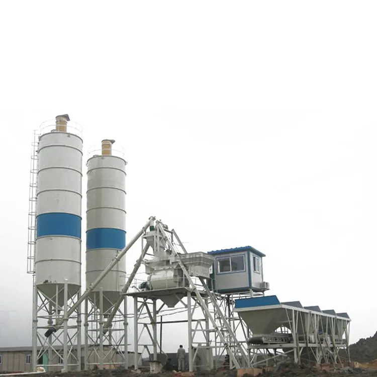Sıcak satış karıştırma tesisi HZS35 beton sabit harmanlama santrali ve ekipmanları