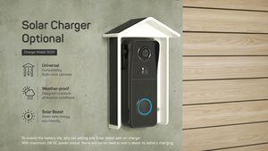 5MP Smart Home Security <strong>System</strong>, Doorbell and Chime Included,Two-<strong>Way</strong> Video, <strong>Intercom</strong> Video Call,Local Storage Video Doorbell - Product Image 3