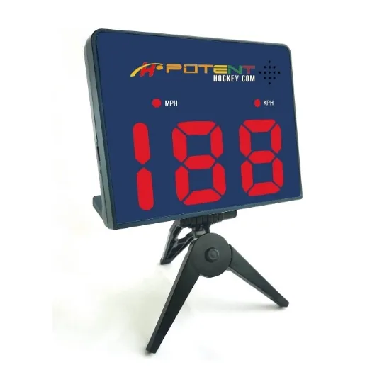 強力なスピードレーダーガンは、ホッケーゴルフ、野球のショットの速度を瞬時かつ正確に測定します