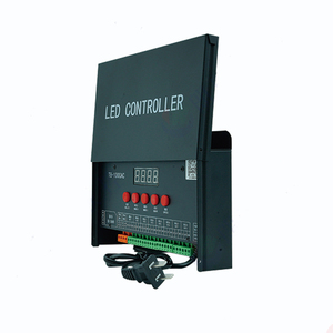 Impermeabile programmazione indirizzabile 8 porte Rgb Pixel Led luce striscia di controllo 12v 24v 110v AC220V otto uscita con scheda Sd