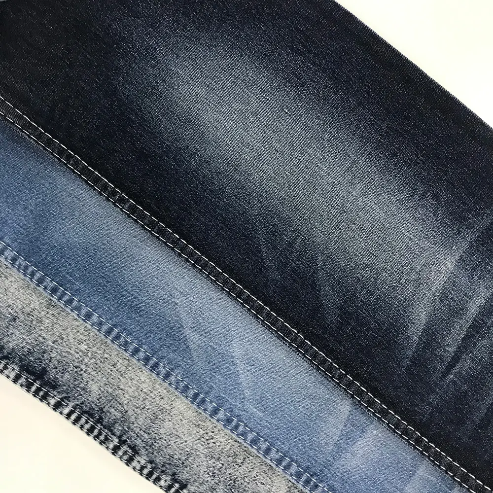 Tissu Denim moulant noir 10.3 once, pour vêtements de femme, légères et extensibles