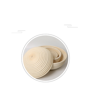 Vòng Bánh Mì Chống Giỏ Mía Tay Làm Sourdough Mây Giỏ Với Linen Lót Để Làm Nướng Quá Trình Lên Men - Product Image 5