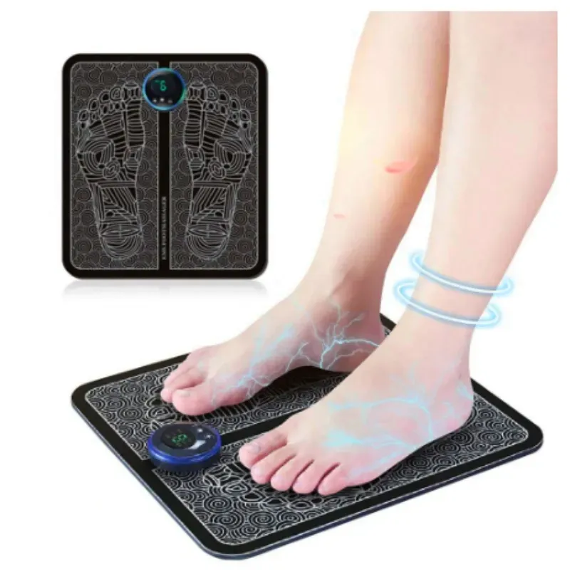 Vibrateur de pied intelligent Produit de soins de santé Soulagement de la douleur Coussin musculaire Rechargeable Façonner la jambe