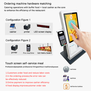 15.6 inch nhỏ Android Màn hình cảm ứng POS Máy tính để bàn POS 15.6 thiết bị đầu cuối máy với máy in kỹ thuật số thứ tự menu bảng thanh toán kiosk - Product Image 3