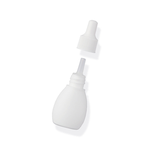 <strong>Empty</strong> 5ml 10ml 15ml 30ml Oval Round White Plastic Squeezed Essence <strong>Dropper</strong> <strong>Bottle</strong> with Nozzle Cap - Product Image 2