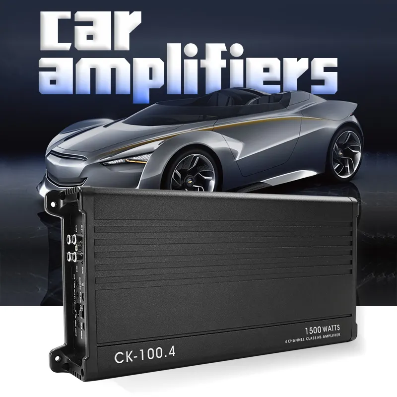 Suoer CK-100.4 500w 1000w 1500w 2000w 2500w 4 canal Clase ab coche amplificadores buen precio coche amp