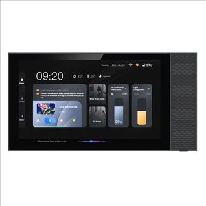 Tuya Wifi Android 7 Zoll EU-Typ Smart Inwall Multifunktions-Zentral bedienfeld mit ZigBee Gateway Hintergrund musik system