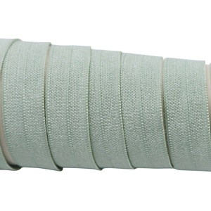 Gran elasticidad Color Knit Fold Over Elastic Webbing Banda elástica de punto para coser prendas - Product Image 6