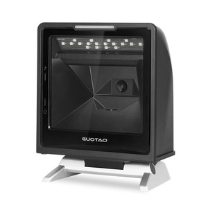 GUOTAO Original P97 de alto rendimiento tipo de escritorio Puerto USB 1D 2D código de barras Qr lector de código escáner de código de barras omnidireccional - Product Image 3