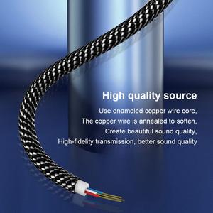 MOSWAG 2 in 1 3.5mm Aux kablosu 3.5mm ses Aux jak kablosu 3.28FT/1M USB C AUX kablosu ses yardımcı giriş adaptörü - Product Image 3