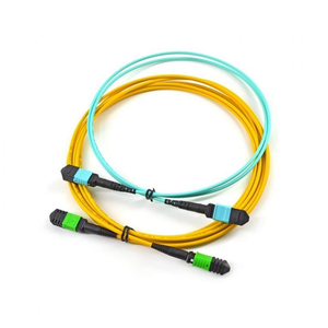 China Factory Price 9/125 Singlemode <strong>Trunk</strong> Cable 12 Fibers Fiber Cable MPO to MPO Optical Patch Cord MPO Fiber Cable LSZH - Product Image 5