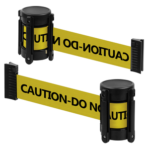 2025 New 2M 3m có thể thu vào vành đai Cassette rào cản stanchion trong nhà/ngoài trời nhựa và vật liệu cao su - Product Image 1