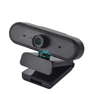 Tragbare USB-Plug-and-Play-2K-Ringlicht-Webcams 1080p Full HD mit Datenschutz abdeckung und CMOS-Bildgebung sensor zur Rausch unterdrückung - Product Image 1