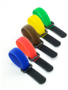Correa DE SEGURIDAD autoadhesiva elástica ajustable ecológica con gancho de inyección y lazo para cables correa de cincha con patrón de cinta - Product Image 6