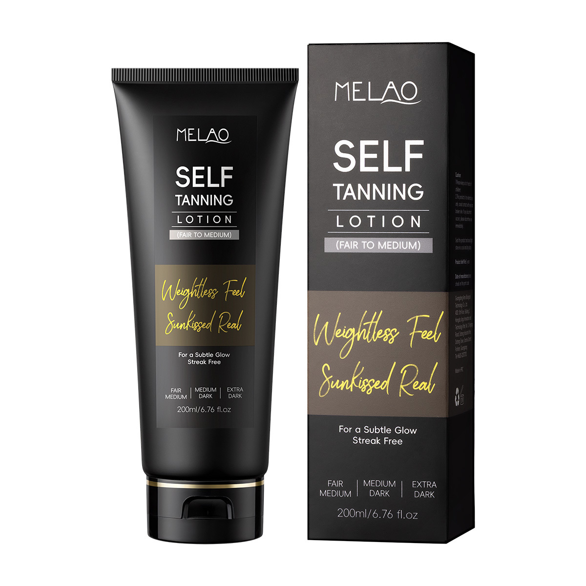 Lotion autobronzante 200 ml (CLAIR À MOYEN)