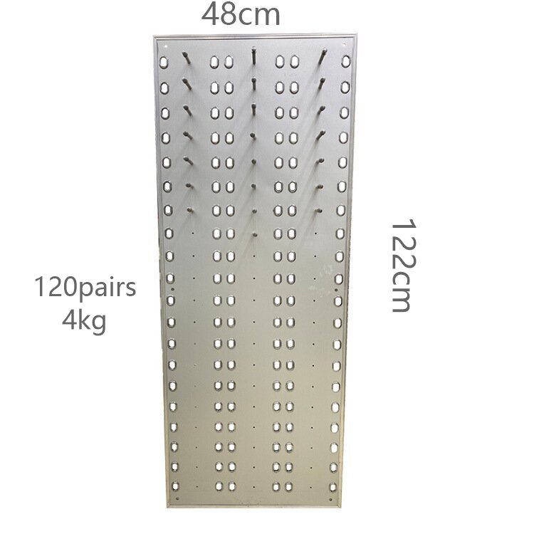 silver wall-mounted 60 pairs
