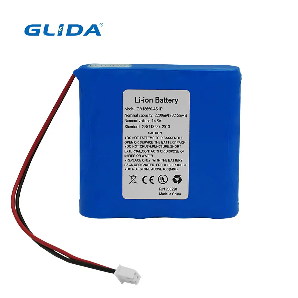 Hoge Kwaliteit 18650 14.8V 2.2 Ah Li-Ion Batterij 4S 1P 2200Mah Power Battery Pack