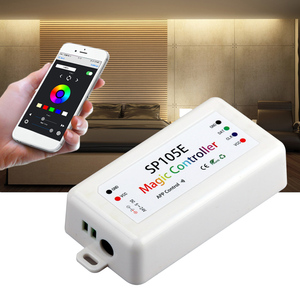 DC5V-24V SP105E WS2811 WS2812B светодиодный контроллер для SK6812 RGB/RGBW APA102 WS2801 пикселей светодиодные ленты - Product Image 6