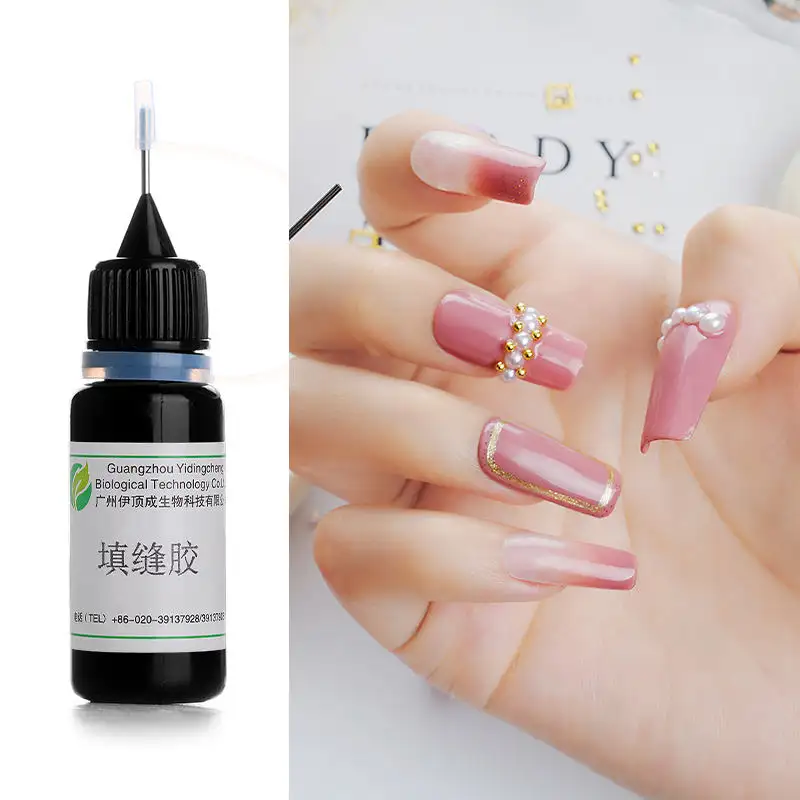 Ydc Mergulhe Fora Cola De Unhas Gel Gap Enchimento Gel Repair Angle Uv Top Coat Gel Polonês Fortemente vara Diamante