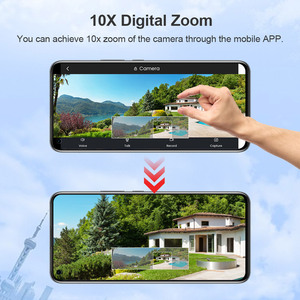 LS VISION 6MP闭路电视安全系统PTZ IP双镜头165度视图6MP全景带sim卡无线安全摄像头 - Product Image 4
