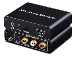 ARC <strong>Audio</strong> Extractor ARC Coaxial SPDIF Input DAC <strong>Audio</strong> Return Channel - Product Image 1