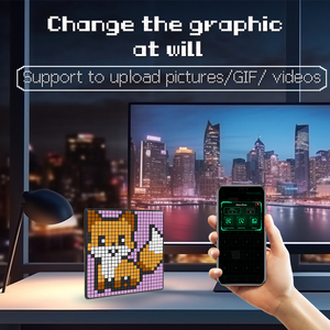 Telecomando leggero RGB Full Color Smart Led Pixel Screen Display App programma di controllo Pixel Photo Frame