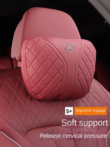 Profesyonel özel araba boyun yastık üreticileri ön koltuk minderi mercedes-benz ile araç güvenliği için ayarlanabilir kafa yastık