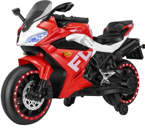 Sıcak satış elektrikli büyük boy motosiklet çocuklar için Unisex binmek-on oyuncak pil gücü ile motosiklet ABS malzeme yaşları için 5-7 yıl