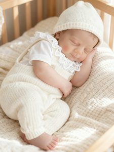 R&B Lebensechte Reborn Babypuppen Neugeborenes 17" 20" Kleines Säuglingsmädchen Süße Weichvinyl Realistische Babypuppe für Baby Kinder Geschenke Spielzeug - Product Image 4