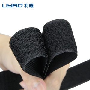 Cinta de gancho y bucle a precio de fábrica, resistencia adhesiva, nailon 30% y poliéster 70%, cinta de velcro con cierre de gancho y bucle para coser - Product Image 2
