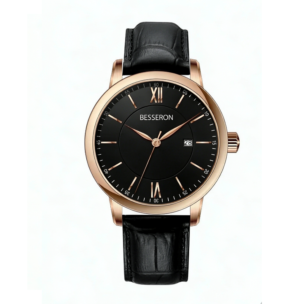 simple leather watch 01