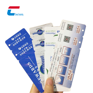 Tarjeta de código QR imprimible, tarjetas de visita, tarjetas combinadas de PVC, etiqueta clave de membresía - Product Image 3