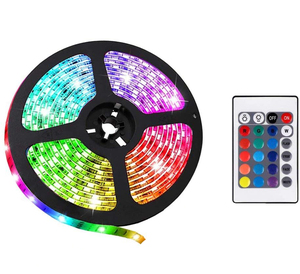 <strong>5M</strong> WIFI <strong>RGB</strong> <strong>LED</strong> Strip Color Changing Remote Control Music Rhythm IP65 Living Room Bedroom Tuya Alexa Google Smart <strong>LED</strong> Strip - Product Image 1